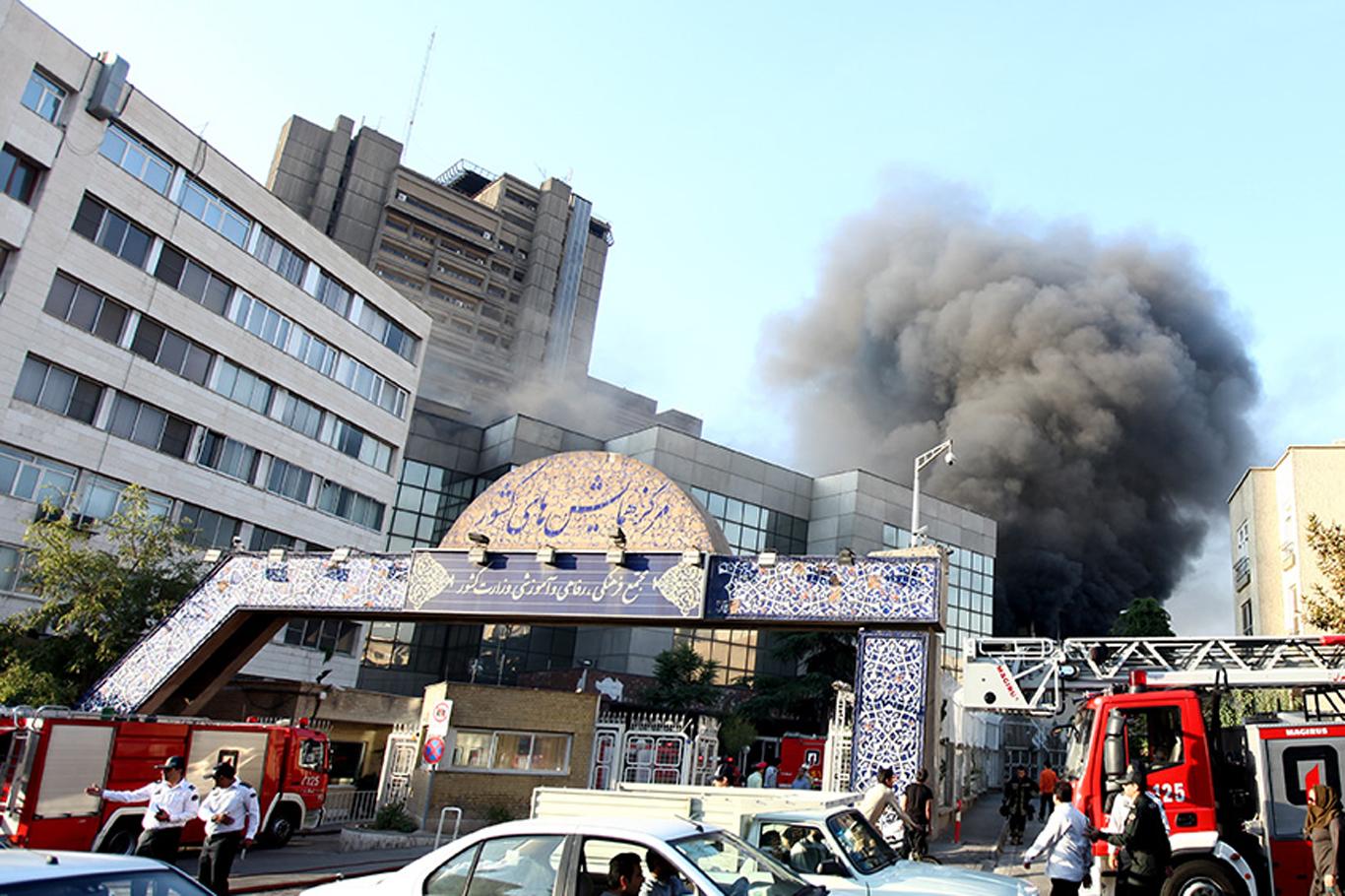 İran’ın Devlet Bakanlığında yangın